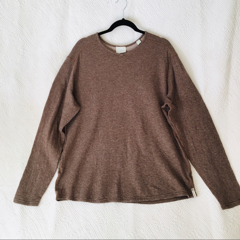 Mens Large Tommy Bahama Thermal Long Sleeve Shirt